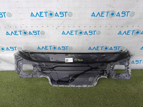 Задня панель Audi A4 B9 17-20 2 частини, висвердлена, чорна