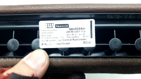 Вставка Isofix заднего ряда 2 ряда сидений центральное Audi Q7 16-18 кожа коричневая