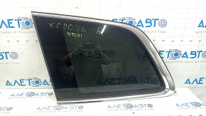 Форточка глухе скло задня ліва Volvo XC90 16-26 тонування з антеною, подряпини на хромі