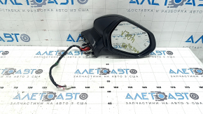 Дзеркало бічне праве у зборі Toyota Camry v70 18-24 7 пінів, поворотник BSM, чорне