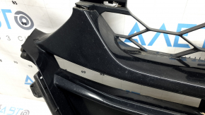 Решетка радиатора Honda Accord 18-22 черный глянец, сколы, царапины, незаводские отверстия