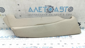 Боковушка 2-го ряда сидений правая Audi A4 B9 17-19 кожа бежевая, под чистку