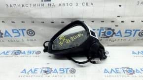 Дзеркало бічне ліве в зборі Audi A4 B9 17-19 15 пінів, поворотник, автозатемніння, під пам'ять, BSM, біле, зам'ятий корпус, зламане скло поворотника, потерто
