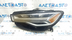 Фара передня ліва в зборі Audi A6 C7 16-18 рест LED, зламане кріплення