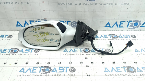 Дзеркало бічне ліве в зборі Audi A6 C7 12-18 14+2 пінів, під автосклад, BSM, поворотник, автозатемніння, біле