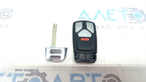 Ключ smart Audi A4 B9 17-21 тип 1, 4 кнопки, без накладки, потерт, царапины, тычки