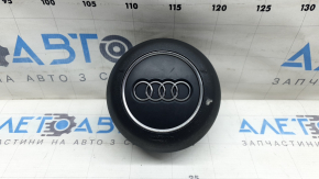Подушка безопасности airbag в руль водительская Audi A4 B9 17-25 серая, потерта