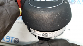 Подушка безопасности airbag в руль водительская Audi A4 B9 17-24 серая, потерта