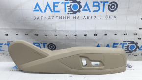 Накладка збоку пасажирського сидіння права Audi A4 B9 17-25 бежева, подряпини