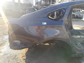 Чверть крило задня права Honda Accord 18-22 під люк, на кузові, графіт, зам'ята