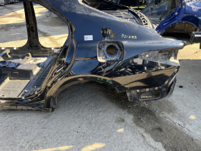 Четверть крыло задняя левая Toyota Camry v70 18-23 под BSM на кузове, черная, вмятинки, тычки