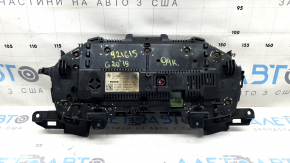 Щиток приборов BMW 3 G20 19-24 12.3", под проекцию, 94к, оплавлен, в копоти, окислены болты, царапины и сколы на стекле