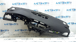 Торпедо передняя панель с AIRBAG Audi A6 C7 16-18 рест, черная