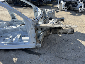 Чверть передня права Audi A6 C7 16-18 на кузові, біла