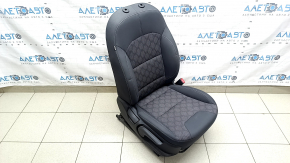 Пассажирское сидение Kia Niro 17-22 HEV, PHEV без AIRBAG, ткань, комбинированный черный, без подголовника механическое