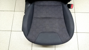 Пассажирское сидение Kia Niro 17-22 HEV, PHEV без AIRBAG, ткань, комбинированный черный, без подголовника механическое