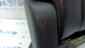 Спинка заднего ряда сидений 2 ряда правая Lincoln Corsair 20-26 без airbag, с салазками, механическое под электроскладывание, кожа черная, перфорация, с подогревом, царапины, трещина в накладке