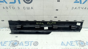 Накладка порога внутренняя передняя левая BMW X3 F25 11-17 черная, царапины