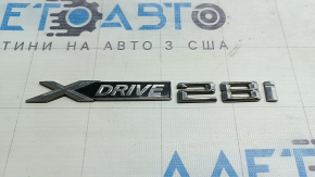 Емблема напис XDrive 28i двері передньої правої BMW X3 F25 11-17