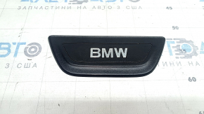 Накладка порога зовнішня ззаду ліва BMW X3 F25 11-17 чорна, подряпини