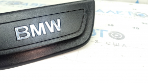 Накладка порога зовнішня ззаду ліва BMW X3 F25 11-17 чорна, подряпини