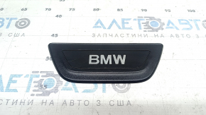 Накладка порога зовнішня ззаду права BMW X3 F25 11-17 чорна, подряпини