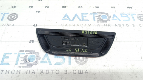Накладка порога зовнішня ззаду права BMW X3 F25 11-17 чорна, подряпини