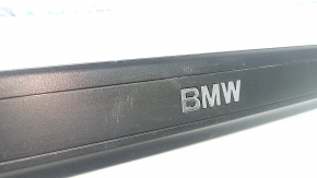 Накладка порога зовнішня передня права BMW X3 F25 11-17 чорна, подряпини