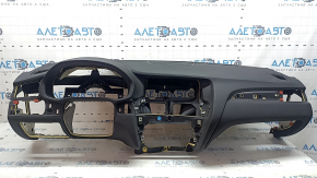 Торпедо передняя панель с AIRBAG BMW X3 F25 11-17 черная без проекции