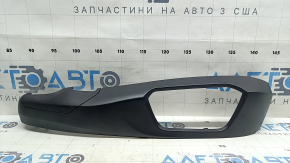 Накладка збоку пасажирського сидіння права BMW X3 F25 11-17 чорна, 2 частини, під електро, подряпини, надламане кріплення