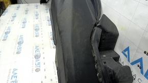 Губа переднего бампера Mazda CX-5 22-25 структура черная, царапины, потерта