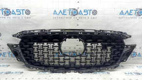 Решітка радіатора grill Mazda CX-5 22-24 Black під радар, тички
