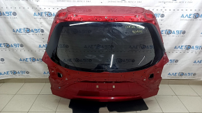 Дверь багажника голая со стеклом Mazda CX-5 17-24 механическая, красный 46V