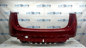 Бампер задній голий Mazda CX-5 22-25 без парктроників, червоний, потертий