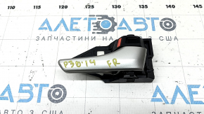 Ручка дверей внутрішня передня права Toyota Prius 30 12-15 чорна з сірим