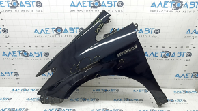 Крило переднє ліве Toyota Prius 30 13-15 чорний 202, тички, вм'ятини