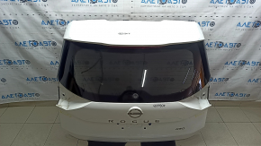 Двері багажника голі зі склом Nissan Rogue 21-26 S білий QAK, з проводкою, зі стоп-сигналом
