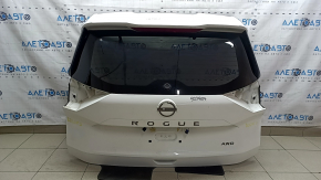 Дверь багажника голая со стеклом Nissan Rogue 21-24 S белый QAK, с проводкой, со стоп-сигналом