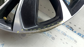 Диск колесный R19 x 7J ET45 5x114.3 Mazda CX-5 22-24 черный с хромом, тип 2, бордюрка
