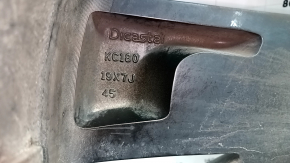 Диск колесный R19 x 7J ET45 5x114.3 Mazda CX-5 22-24 черный с хромом, тип 2, бордюрка
