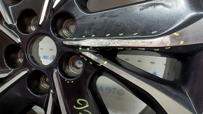 Диск колесный R19 x 7J ET45 5x114.3 Mazda CX-5 22-24 черный с хромом, тип 2, бордюрка