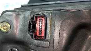 Зеркало боковое левое в сборе Ford Escape MK3 17-19 рест, 12 пинов, поворотник, подсветка, подогрев, серебро