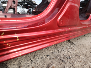 Стойка кузова центральная левая Mazda CX-5 17-25 на кузове, примят порог
