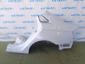 Чверть крило задня ліва Audi A3 8V 15-20 4d відпилена, біла, не заводський отвір, тички