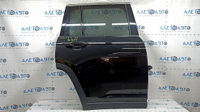 Двері в зборі задні права Jeep Grand Cherokee WL 22-26 тонування, триплекс, чорний PXJ, вм'ятина, тички, потерта накладка