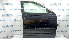 Дверь в сборе передняя правая Jeep Grand Cherokee WL 21-26 PHEV, триплекс, черный PXJ, тычки