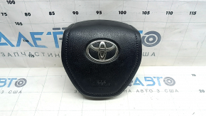 Подушка безпеки airbag в кермо водійська Toyota Rav4 16-18 чорна