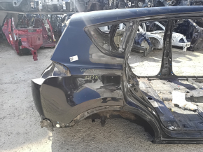 Чверть крило ззаду права Toyota Rav4 13-18 на кузові, чорна, під BSM, тички