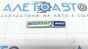 Емблема напис ECOBOOST AWD двері багажника Ford Edge 19-24 полізло покриття