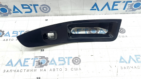 Накладка управління склопідйомником заднім правим Ford Edge 15-24 чорний глянець